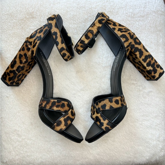 Kenneth Cole Leopard Fur Sandals - Picture 8 of 9
